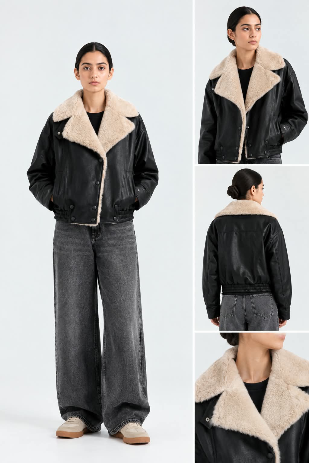 Faux Leather Jacket